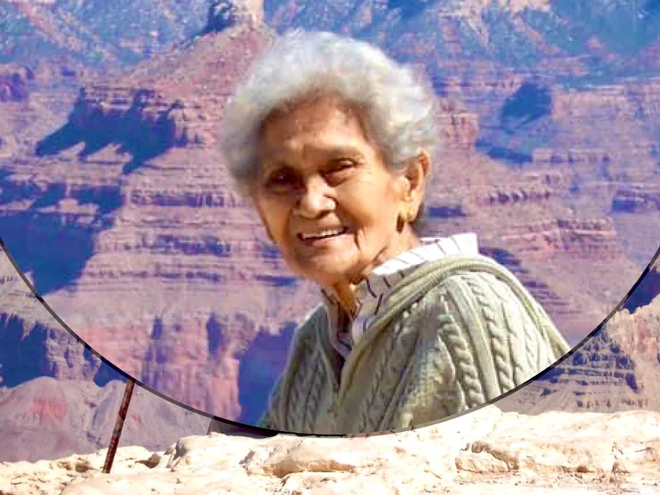 Mom at the Grand Canyon